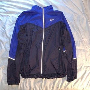 nike purple & blue windbreaker